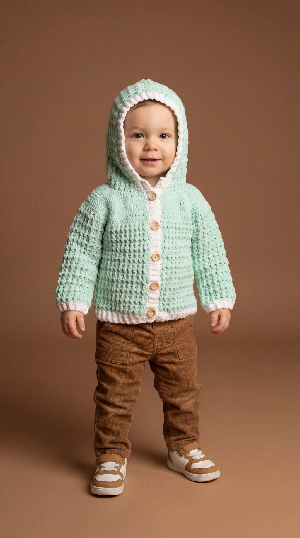 Mint Meadow Hooded Cardigan