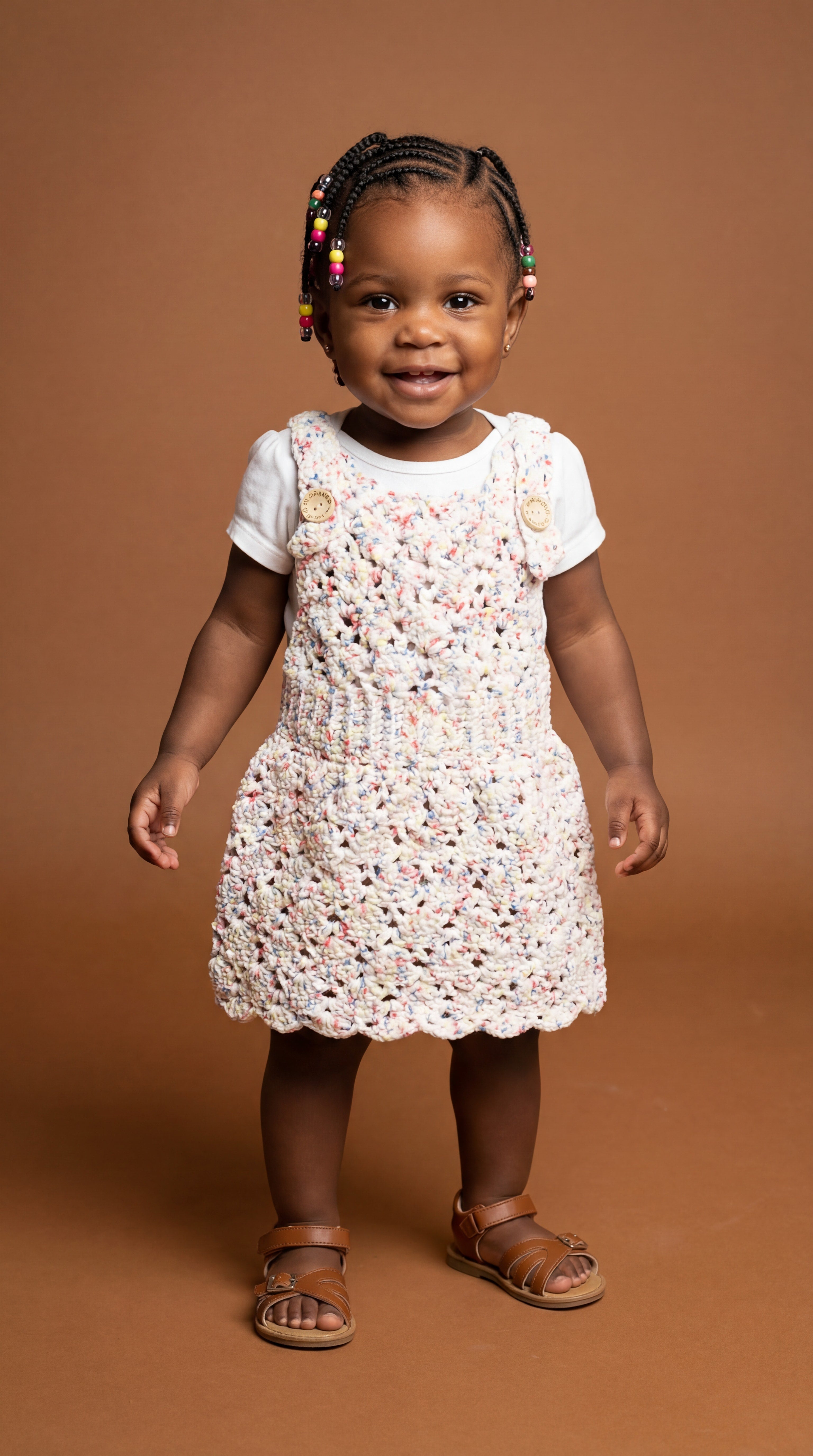 Confetti Meadow Pinafore Dress