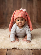 Sprinkle Bunny Bow Beanie