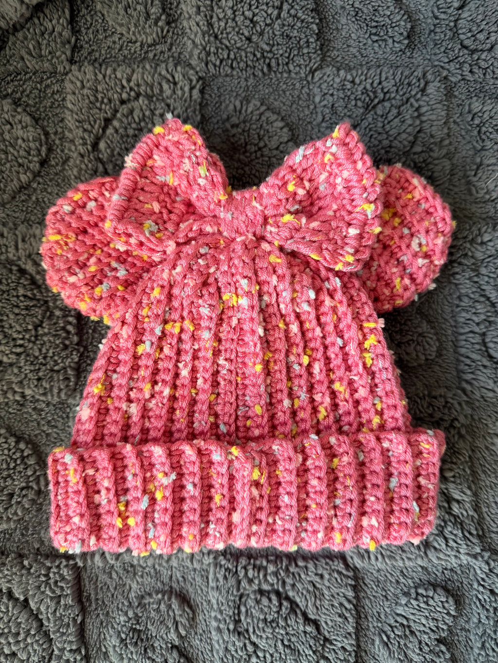 Sprinkle Bow Minnie Beanie