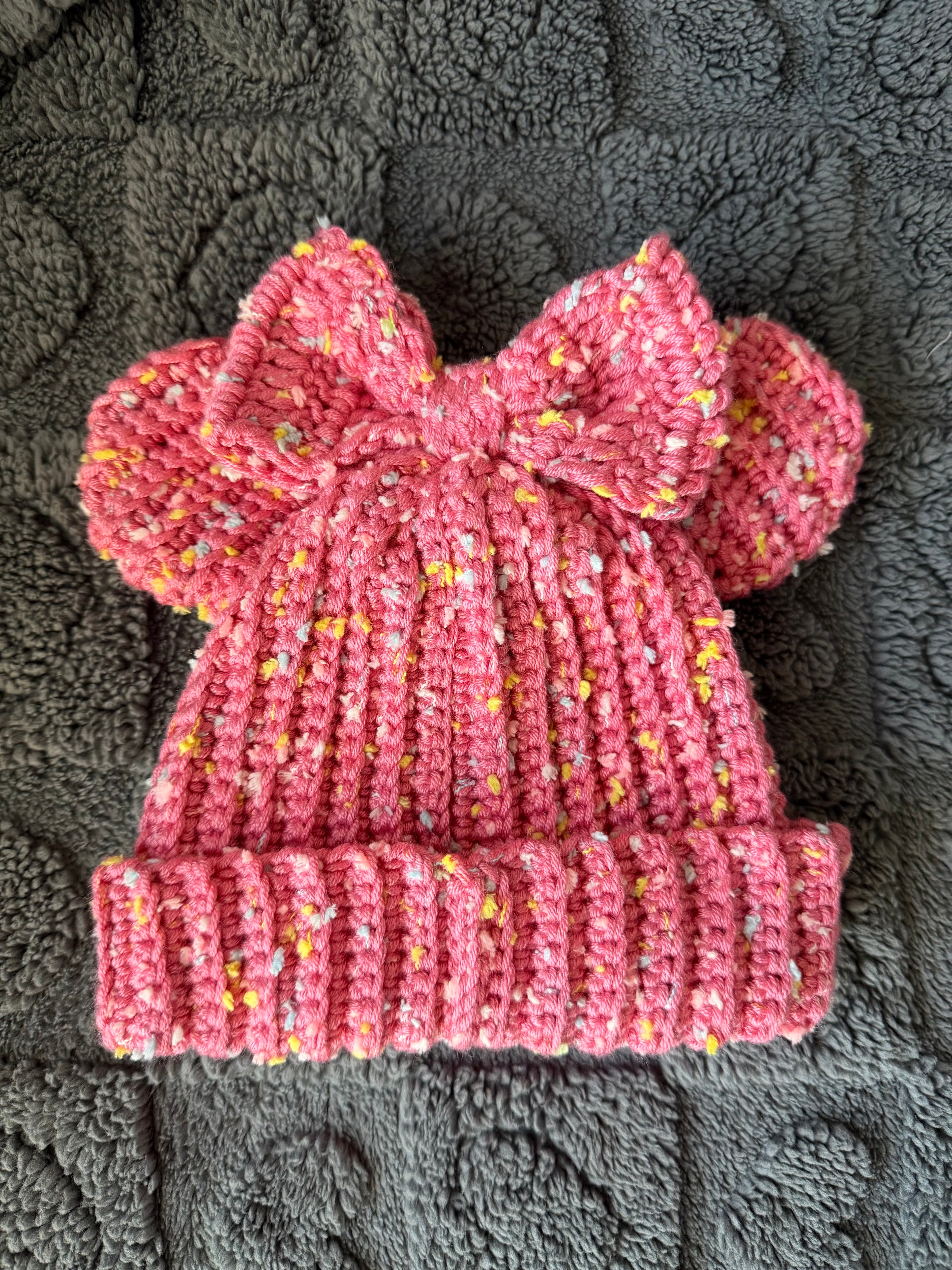 Sprinkle Bow Minnie Beanie