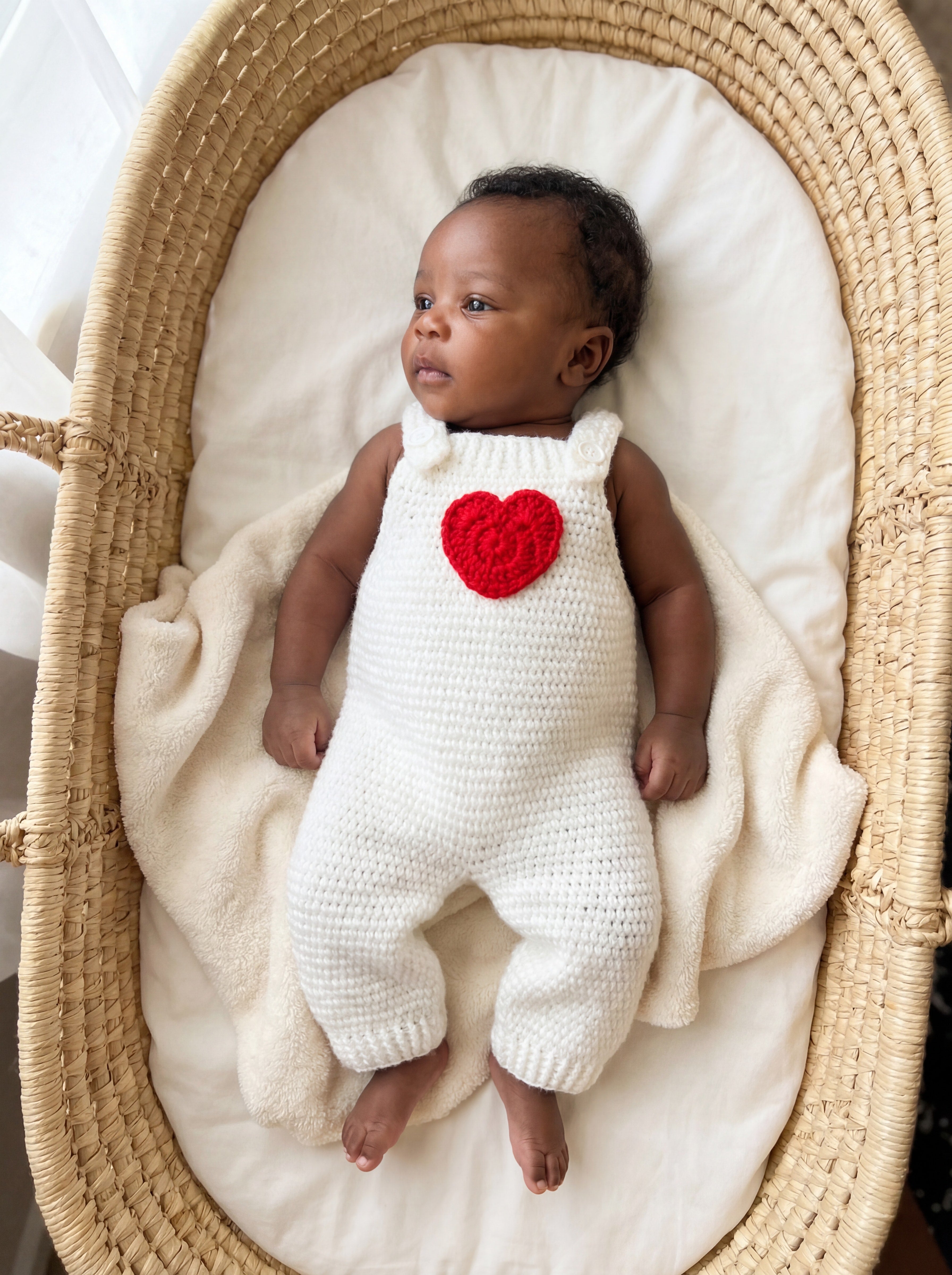 Sweetheart Pinafore Romper