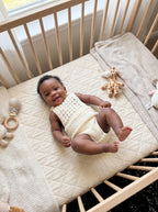 Lattice Pinafore Romper