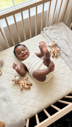 Lattice Pinafore Romper
