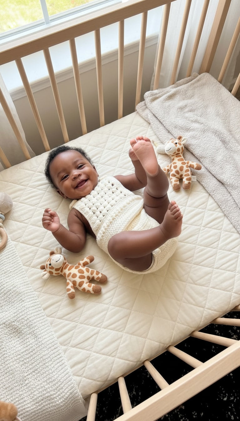 Lattice Pinafore Romper