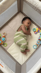 Sage Sprout Pinafore Romper