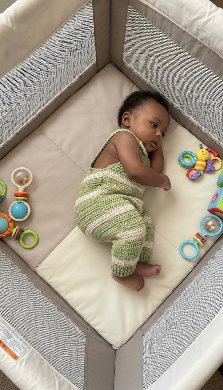 Sage Sprout Pinafore Romper