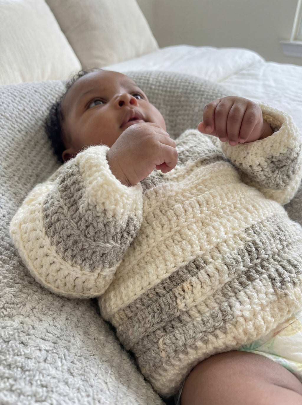 Ivory Drift Sweater